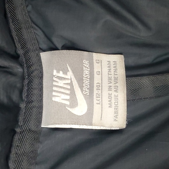 Nike Black 550 Down Puffer Jacket Coat Large - Picture 6 of 13